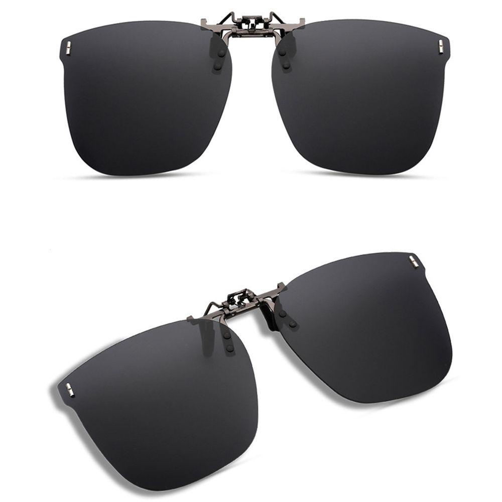 Nickolas1 Night Vision Sunglasses Polarized Untuk Wanita Pria Kacamata Klip Perlindungan UV Night Vision Kacamata Anti-UV Kacamata Anti Silau Miopia Kacamata Klip