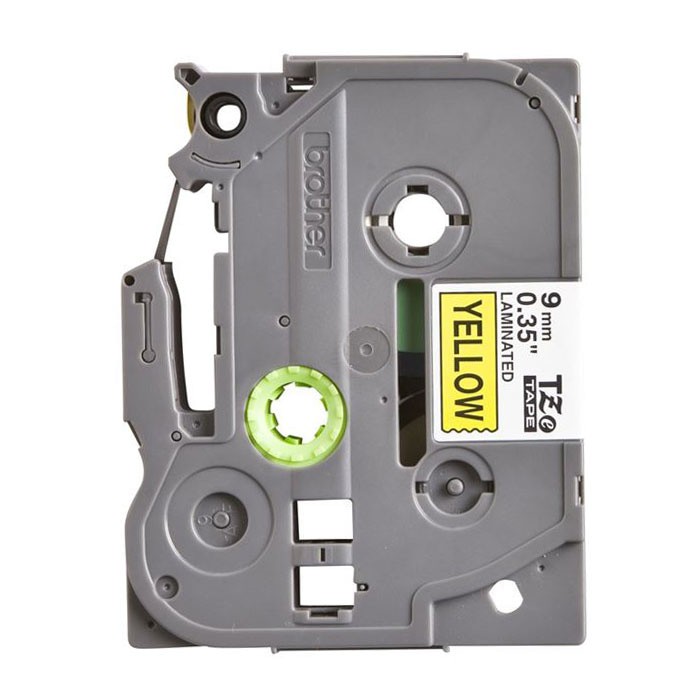 

ASLI IMPOR - BROTHER LABEL TAPE TZE-621 9MM BLACK ON YELLOW
