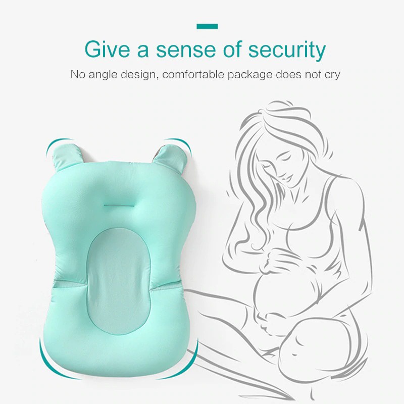 Alas Bak Mandi Right Start Baby Bath Cushion Bantalan Penyangga Untuk Baby Bathtub