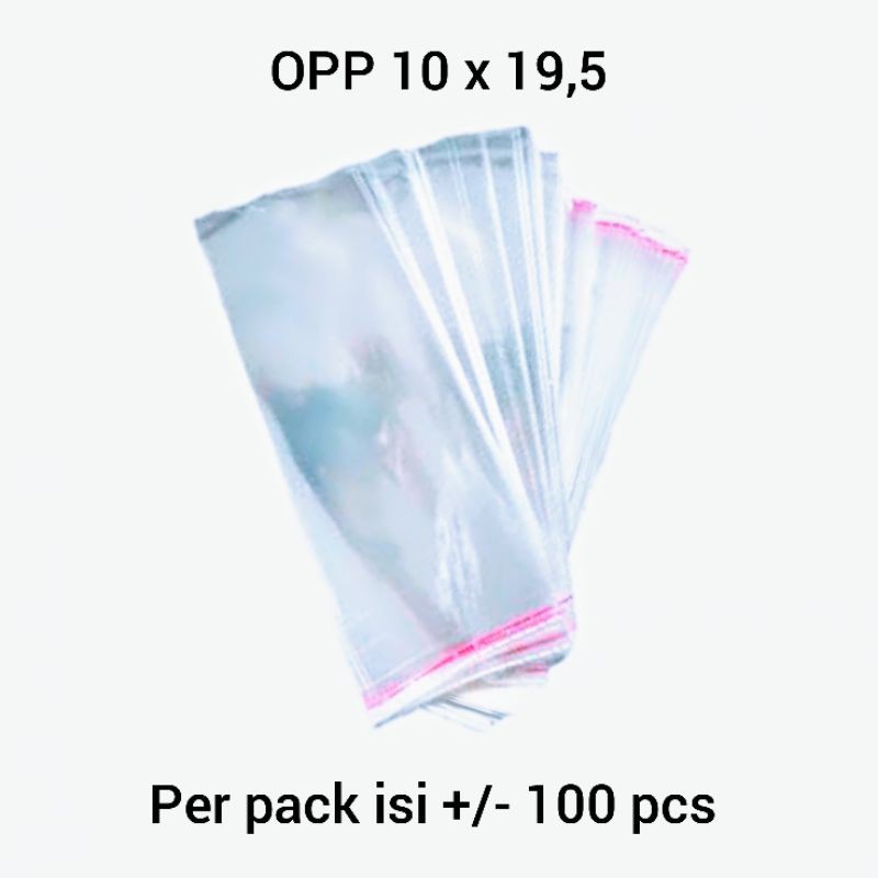 

Plastik OPP 10 x 20 (Plastik OPP 10 x 19.5) / Plastik OPP Masker