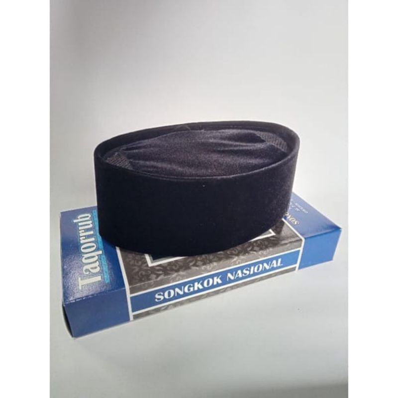 Peci Taqorrub AC Premium Hitam Polos