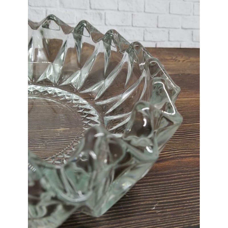 sale 1 pcs asbak kaca  tebal model mahkota / asbak roko / asbak kaca / asbak rokok serba guna / asbak roko mewah