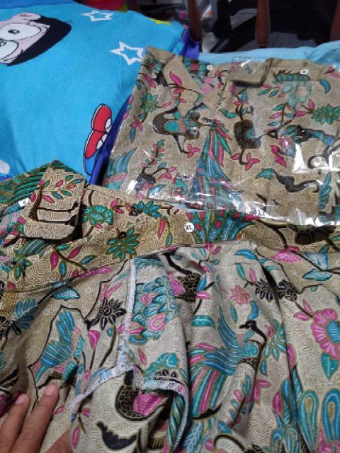 Maura Couple - Sania Ruffle Batik Couple Ori Ndoro Jowi Dnt