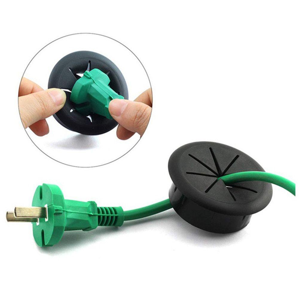 Kabel Grommet Meja Nanas Kantor Cable Passing Furniture Kabel Organizer