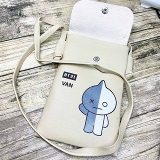  TAS  SLEMPANG BT21  KOREA KEKINIAN TAS  ANAK DEWASA TAS  HP 