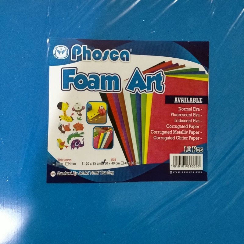 

Foam Art bagus tebal halus murah ecer grosir 30 x 40 cm