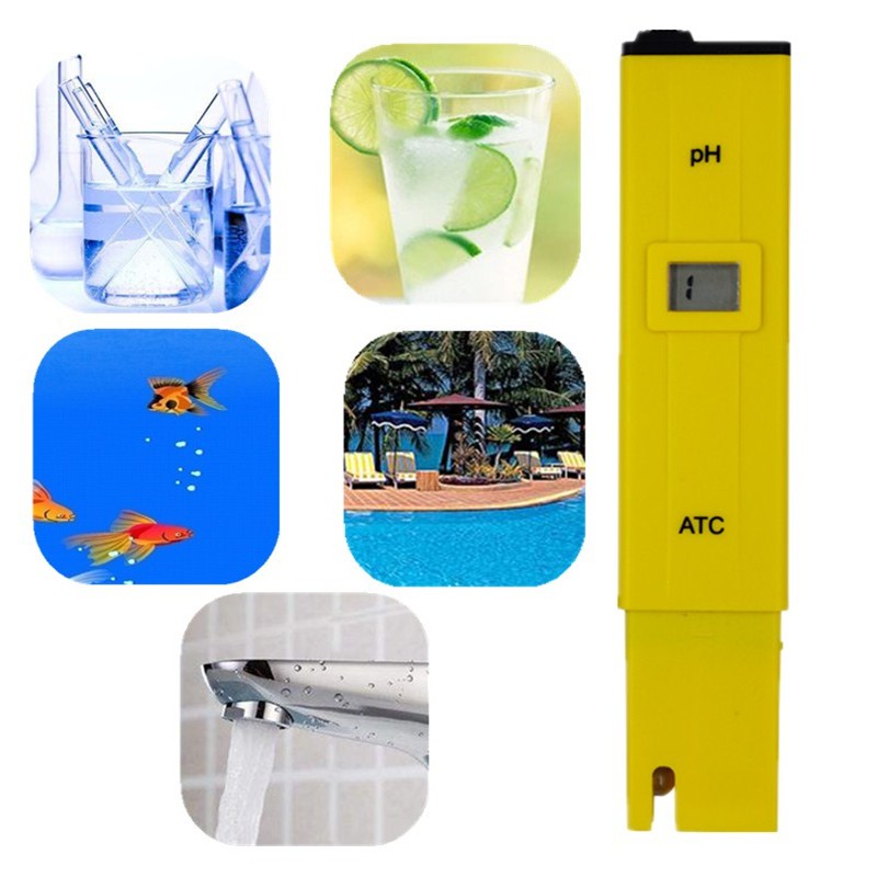 pH Meter Digital Tester Alat Pengukur Keasaman Cairan Air Hidroponik Akuarium Kolam PH Pena 0.1 0.01