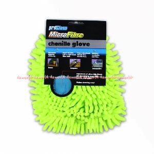 Proclean Chenille Sarung Tangan Microfiber Lembut Hijau