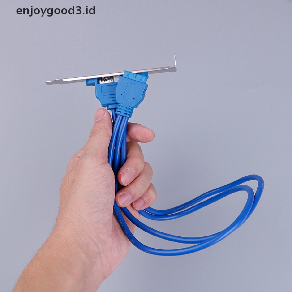 (Id) Panel Belakang Komputer 2 Port Usb 3.0 Ke Header 20-pin (Dd)