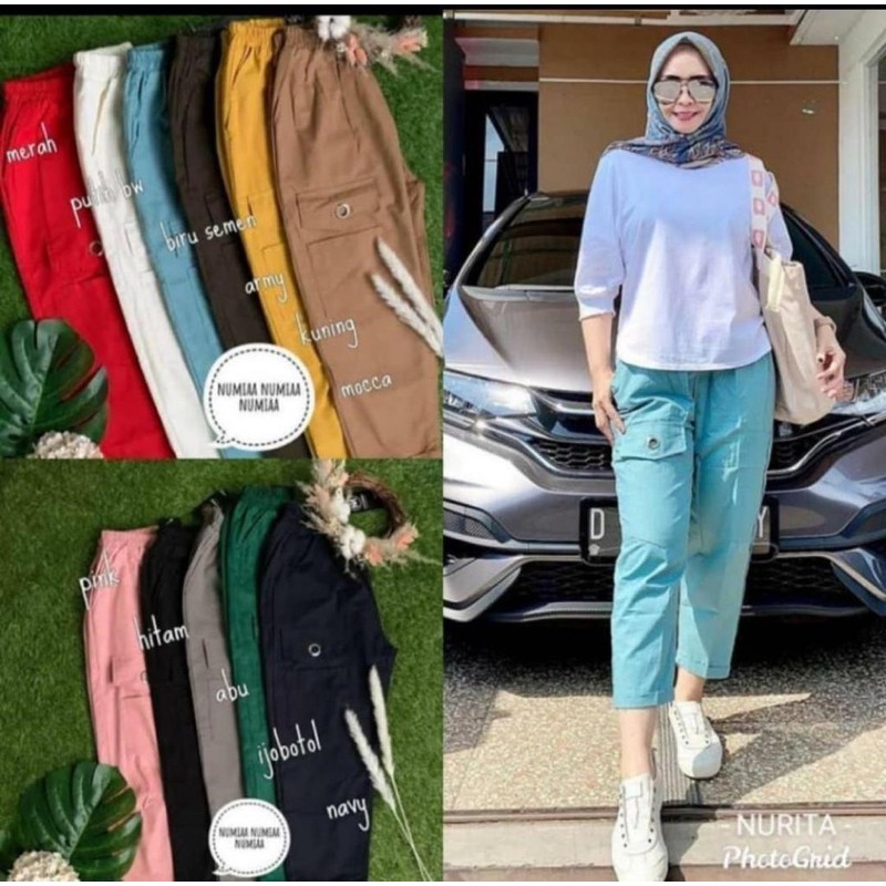 NUMIA CARGO PANTS/CELANA NUMIA ORIGINAL/CELANA NUMIA TERBARU