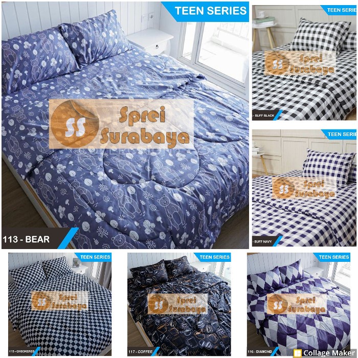 Sprei Sorong 140x200 - Sprei 2in1 Sprei Duo 140x200