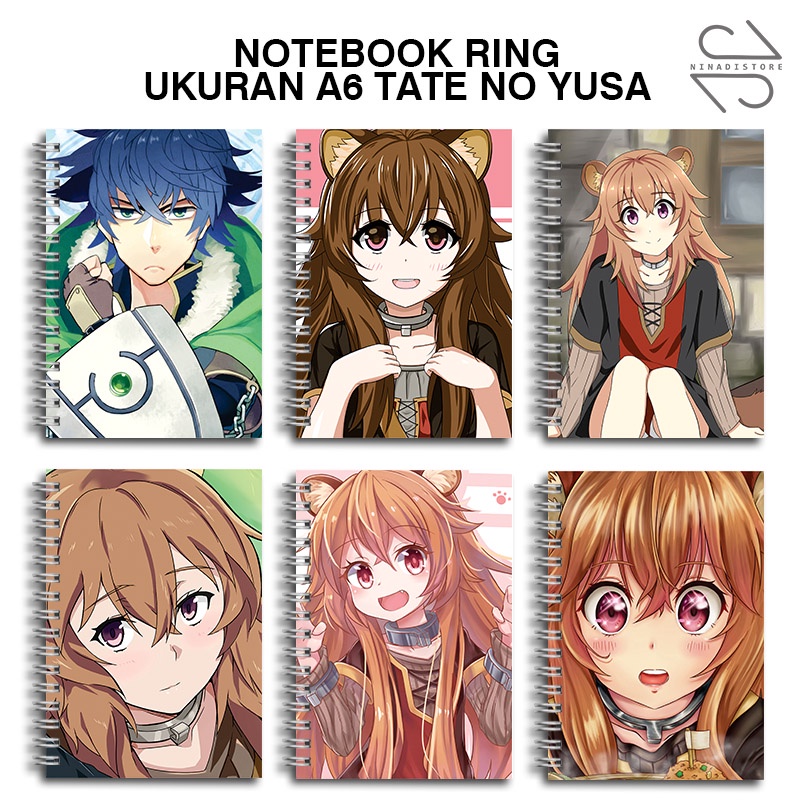 

Buku Tulis Catatan buku notebook buku diary Notebook Ring Spiral A6 60 Lembar koleksi gambar Tate No Yusa