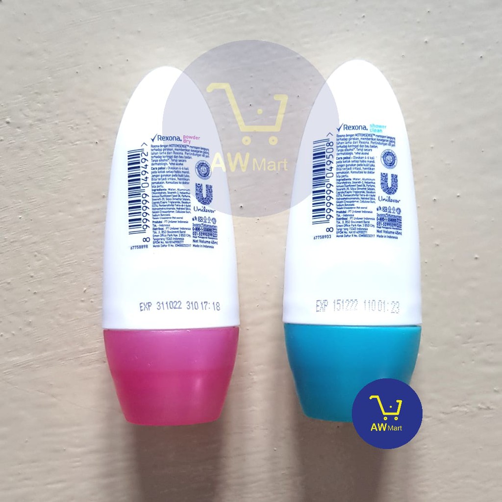 REXONA DEODORANT ROLL ON 45 ML -  REXONA DEODORAN - ALL VARIANT