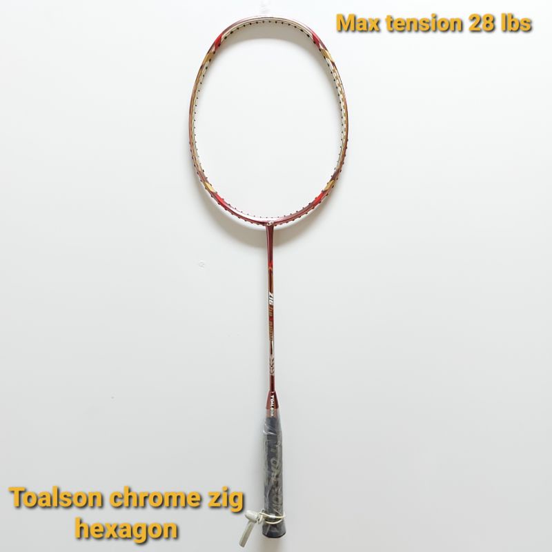 RAKET BADMINTON TOALSON SHROME ZIG HEXAGON ORIGINAL