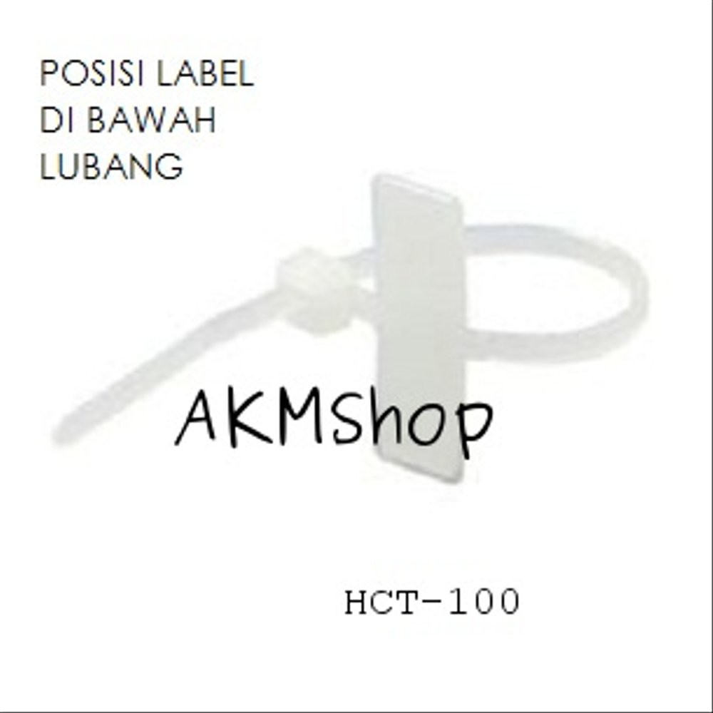 

Dijual Pengikat Kabel | Cable Ties Label 2,5 x 100 mm (HCT-100) Diskon