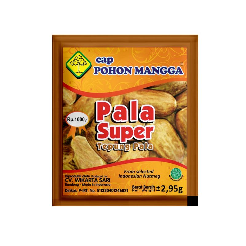 

pala super tepung pala 2,95gr