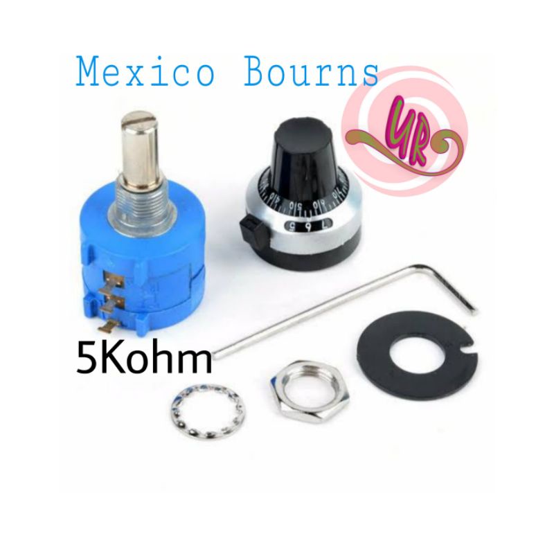 set potensio mexico bourns 5k plus knop mbr power supply mesin industri