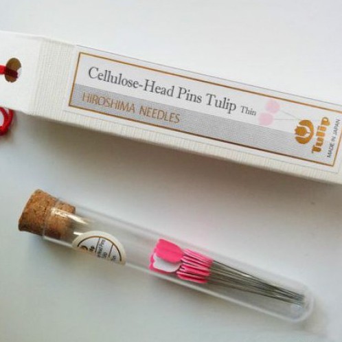 Tulip - Cellulose Head Pins Tulip Thin