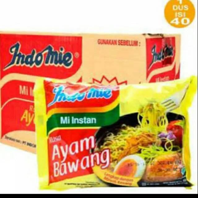 

Indomie ayam bawang isi 40 pcs