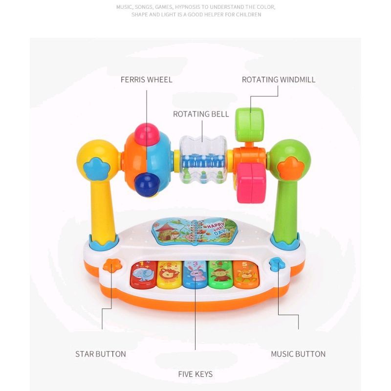 Mainan Piano Motosensorik Anak Mainan Edukasi Murah