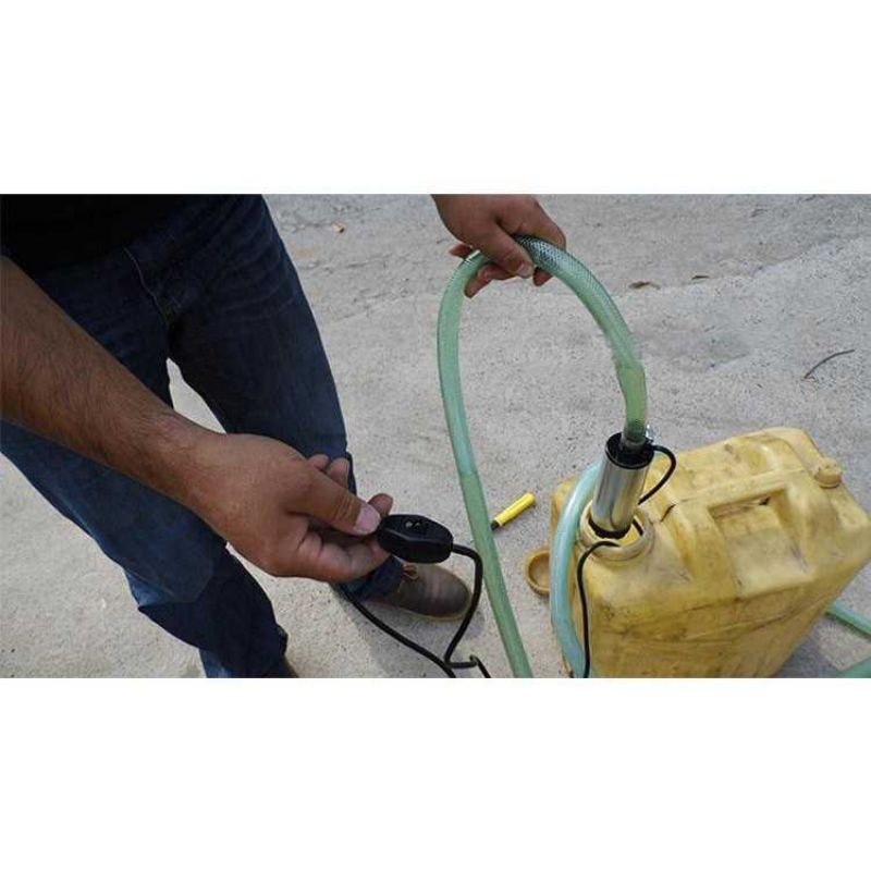 12V Diesel Pump Pompa Minyak Celup Air Mini Kecilmp Mini Oil Solar Air Submersible