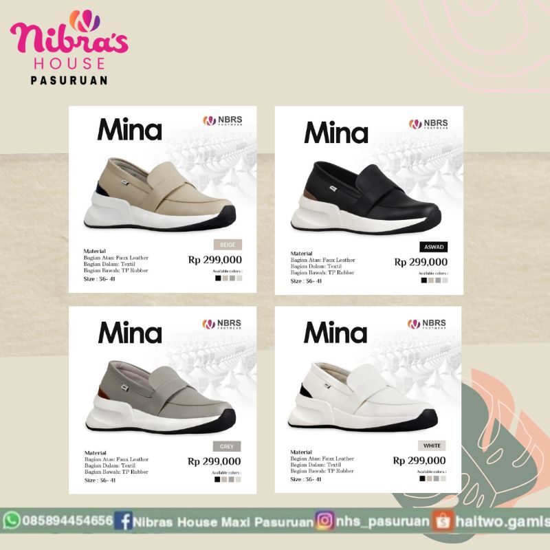 Sepatu Mina Nbrs Footwear