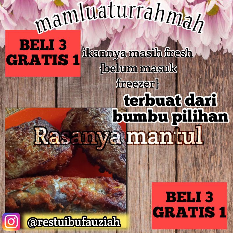 

Ikan tenggiri goreng bumbu kunir 1 ekorVACUm