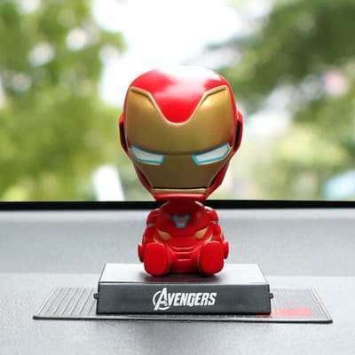 Pajangan Dashboard Mobil Bobble Head Ironman Avenger