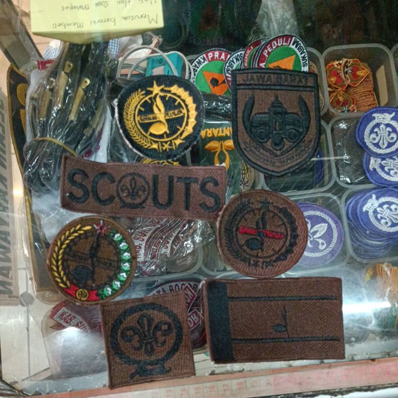 perlengkapan PDL Pramuka border Jawa barat WOSM Scott Kitri