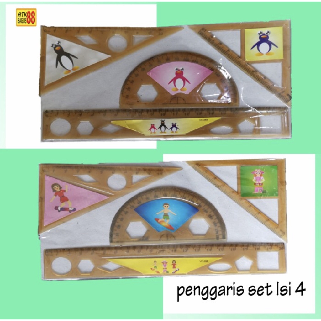 

PENGGARIS SET ISI 4