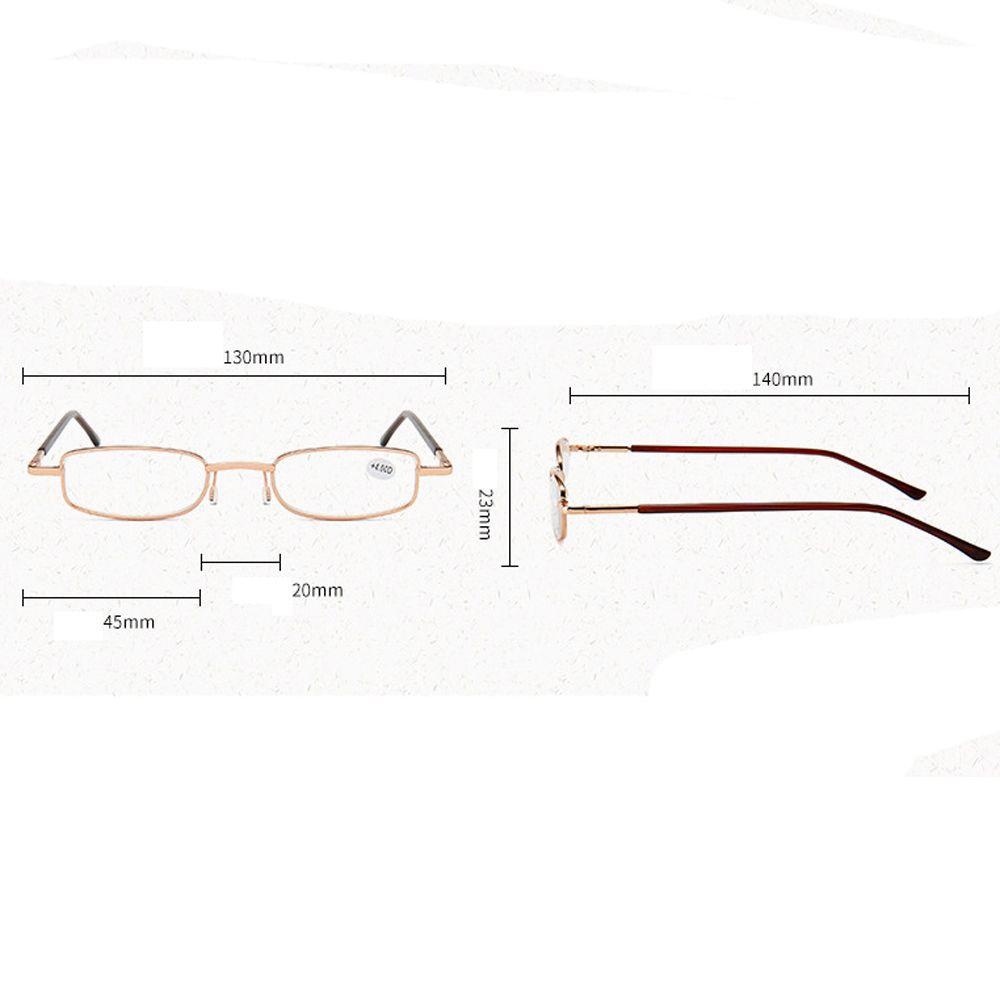 MXBEAUTY Kacamata Presbyopia Portable Outdoor Vision Care Compact Dengan Tabung Case Kacamata Komputer