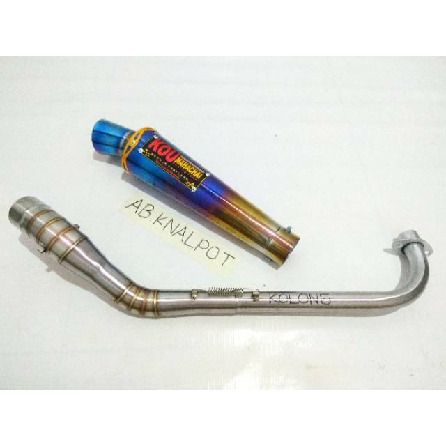 Knalpot jupiter knalpot vega knalpot supra knalpot blade knalpot revo smash dll model kou bluemoon