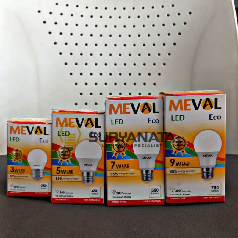 Lampu LED BULB MEVAL 3W - 9W