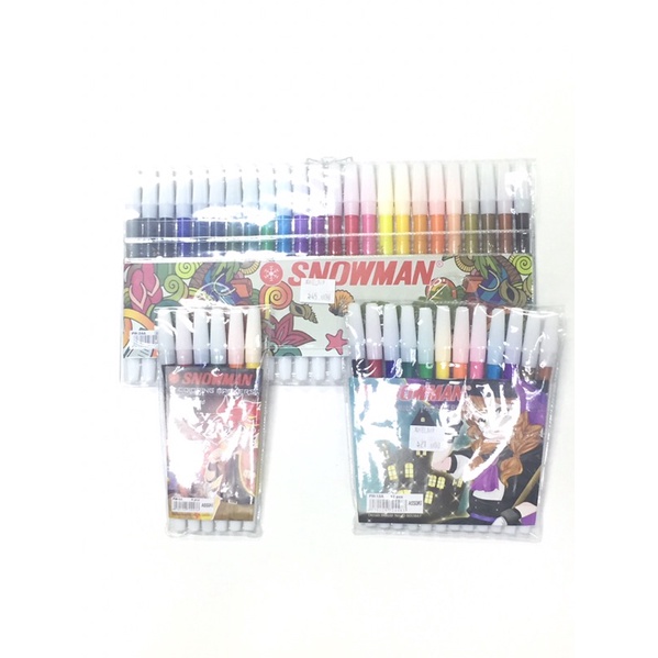 

snowman coloring markers / Spidol warna