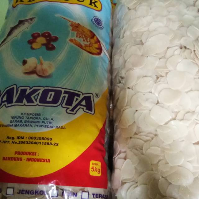 

Kerupuk bawang putih mentah 5kg