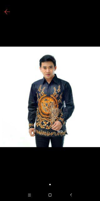 Kemeja Batik Pria Ppbtk07 Modern Lengan Peendek Casual Modis Trendy Masa Kini M L Xl Asli Pekalongan