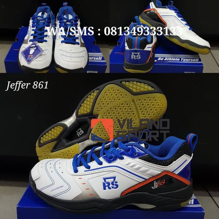 Sepatu Badminton RS Jeffer 861