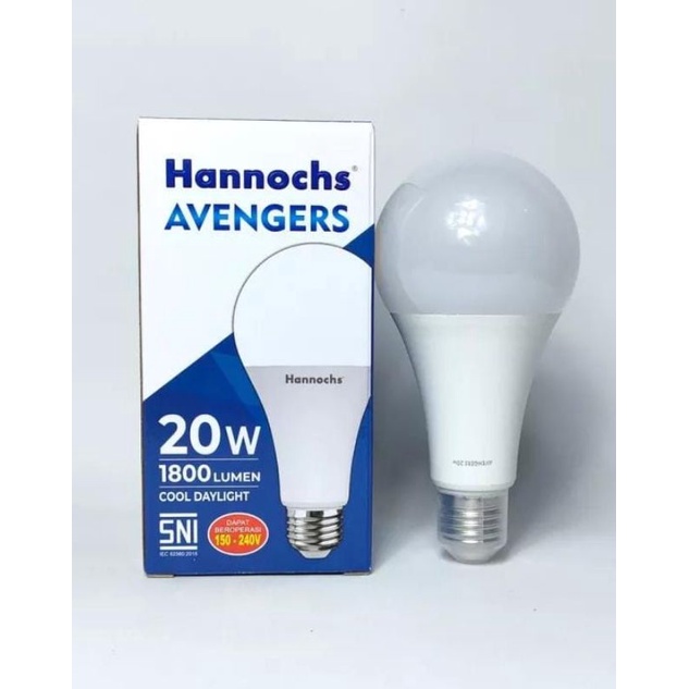 Jual Lampu Led Hannochs Avengers 20 Watt Setara 180w Lampu Pijar