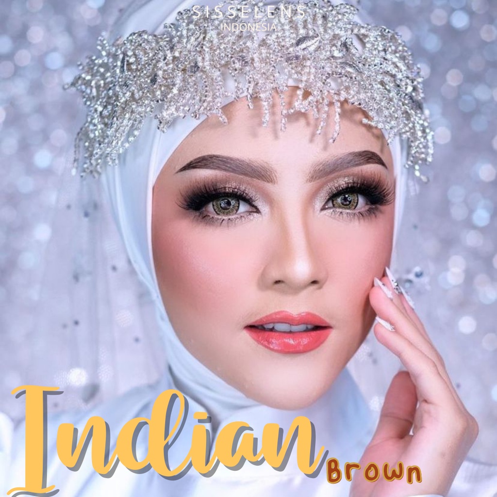 JUAL SOFTLENS  INDIAN SISSE LENS GRAY / BROWN Minus -550 s/d -600 soflen motif softlens corak soflens barbie softlen soplen mata besar soflens  soflen jual softlens jualsoflen jualsoftlen