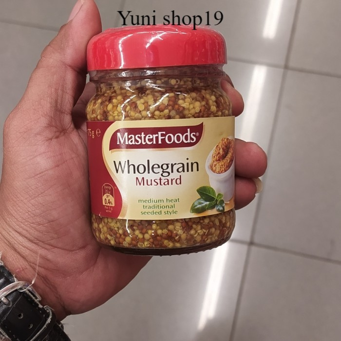 

masterfoods wholegrain mustard 175gr