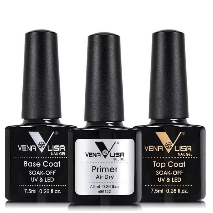 Kutek Gel Nail Polish Venalisa Base Coat &amp; Top Coat Nail Gel polish / UV GEL POLISH 12ML