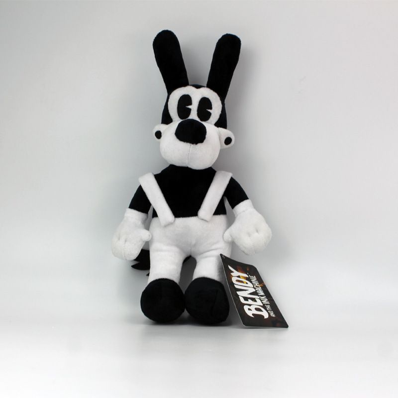30cm/11.8inch Bendy and the Ink Machine Plush Doll Figure Toy Black White Alice Boris Toy Gift