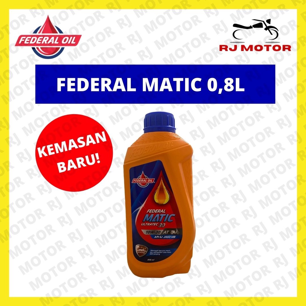 OLI FEDERAL ULTRATEC MATIC 10W 30 0,8 LITER FEDERAL OIL ASLI