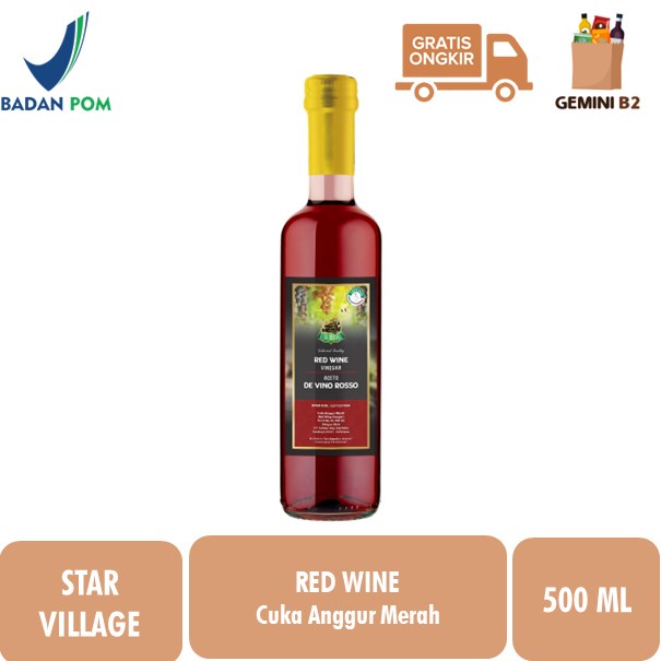 

Star Village Red Vinegar Cuka Anggur Merah 500 ML