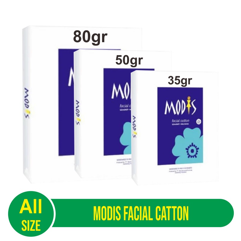 MODIS FACIAL COTTON - Kapas Kecantikan ❤ jselectiv ❤ Kapas MODIS - ORI✔️COD✔️