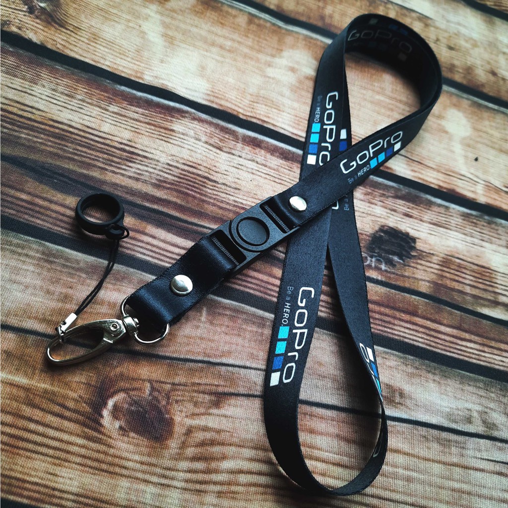

Gantungan ID Card lanyard printing Go Pro plus karet pod 13mm