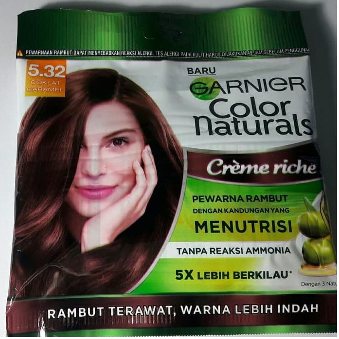  Cat  Rambut  Garnier Warna  Coklat Kemerahan Model Terbaru