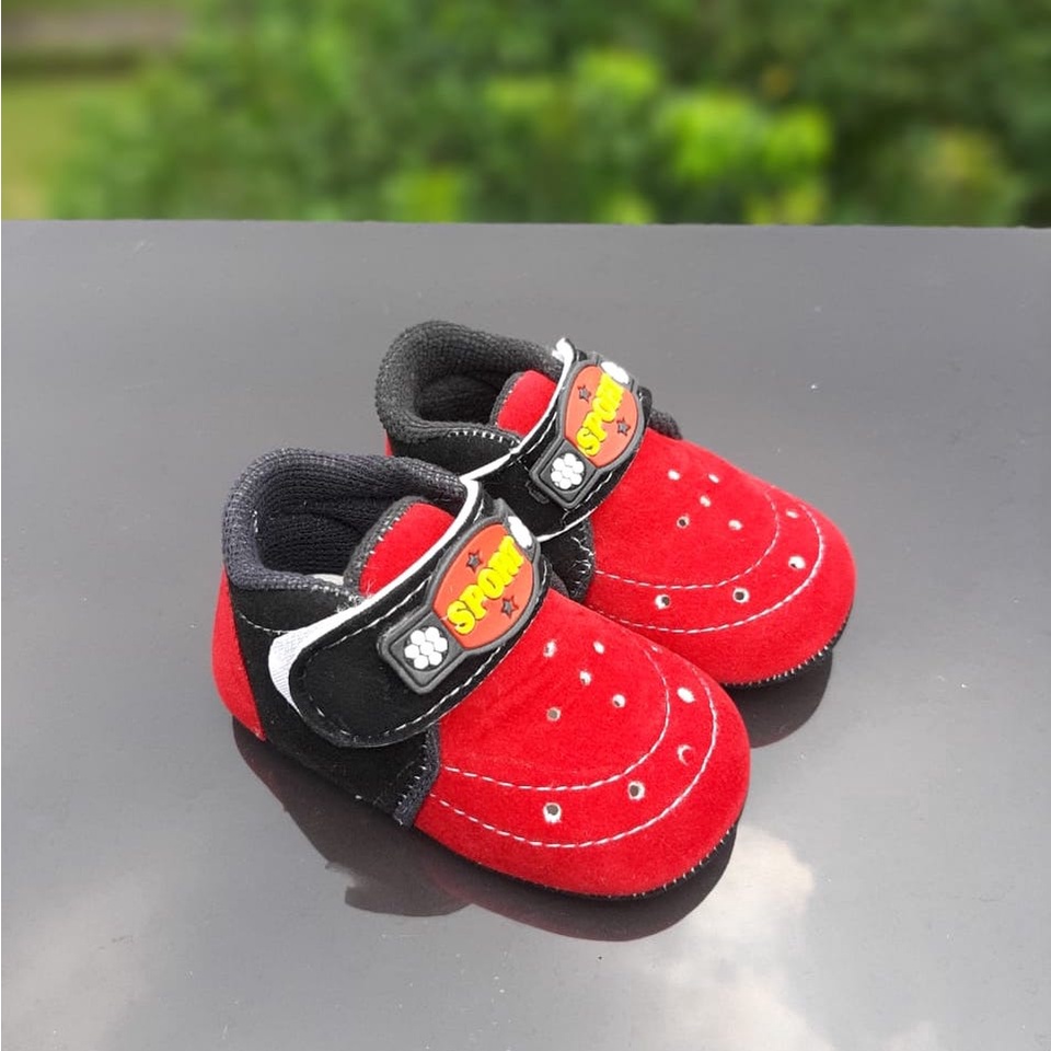 VINANDOZ PRL01 Sepatu Bayi Prewalker anak 1 s/d 12 bulan - Sepatu baby Motif Sport Lucu