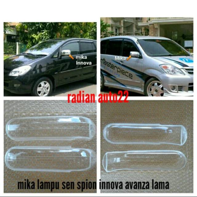 Mika kaca lampu sen spion avansa lama innova lama