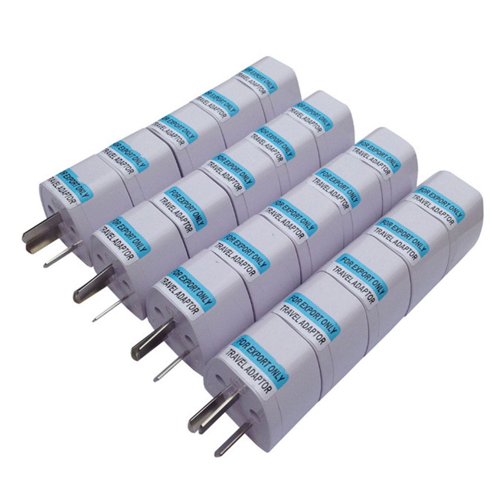 Rebuy 1pc Adapter Konverter Plug Listrik 10a / 250v / 800w Uk / Us / Eu Universal Ke Au / Australia Ac Power 3 Pin Untuk Travel